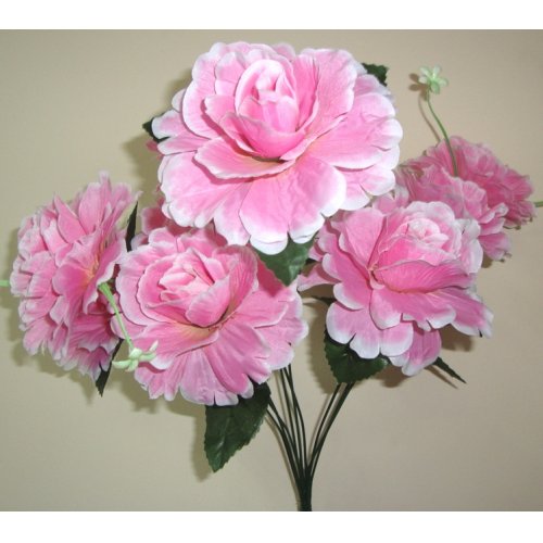 Букет роз пионовидных 9 групп 54см