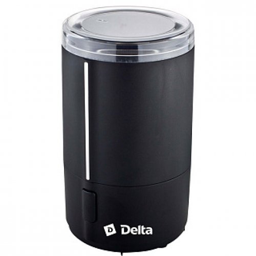 Кофемолка  DELTA DL-099К черный с серебром