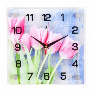 Часы настенные "Тюльпаны" 2525-028