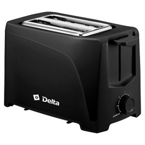 Тостер  DELTA DL-6900  черный: 700 Вт. 6-позиц. таймер