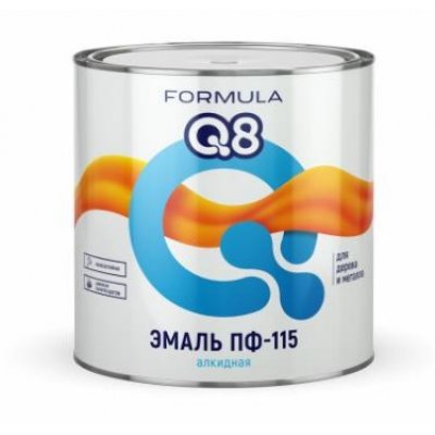 FORMULA Q8 Эмаль ПФ 115 бирюзовая 1,9 кг