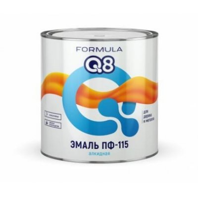 FORMULA Q8 Эмаль ПФ 115 вишневая 1,9 кг