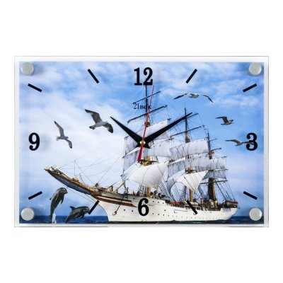 Часы настенные "Корабль в море" 2030-06