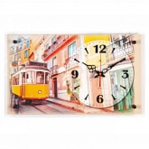 Часы настенные "Желтый трамвай"
