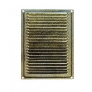 Вентиляционная решетка металл. 170*240 антик бронза