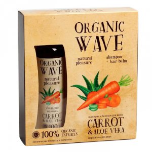Подар.набор жен. Carrot & Aloe Vera (шамп. 250мл, бальзам д/в 250мл)