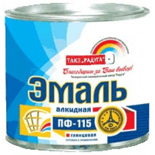 РАДУГА Эмаль ПФ 115 шоколадная 1,9кг