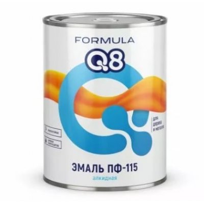 FORMULA Q8 Эмаль ПФ 115 голубая 0,9 кг