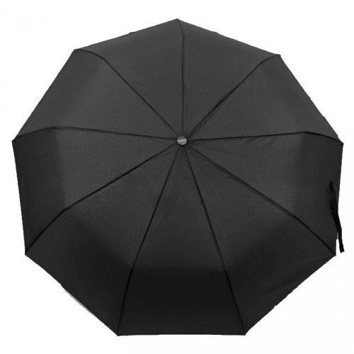 Зонт мужской, п/автомат, 9 спиц, 50см, цвет черный