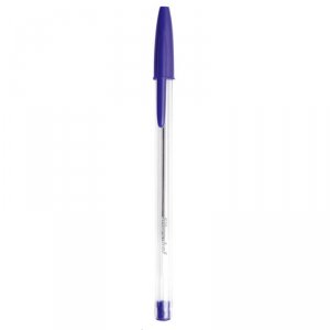 Ручка шариковая синяя 0,7мм пластик