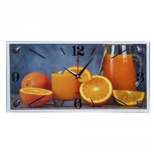 Часы настенные "Апельсиновый сок"