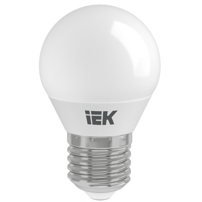 Лампа светодиодная IEK ЛОН А60 Е27 9W 3000К 4К 108*60 матов.