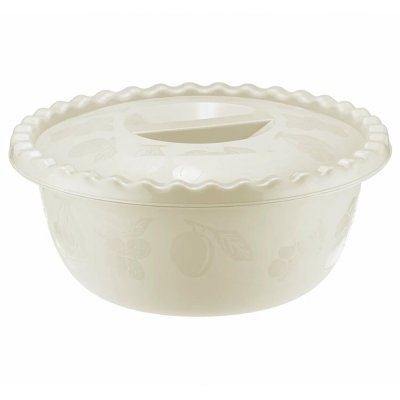 Миска с крышкой круглая 5л, пластик (уп.20)