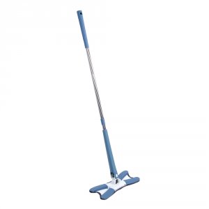 Швабра с отжимом и смен.насад., ручка 111см, нерж.сталь, полипроп., 34*11см микроф.