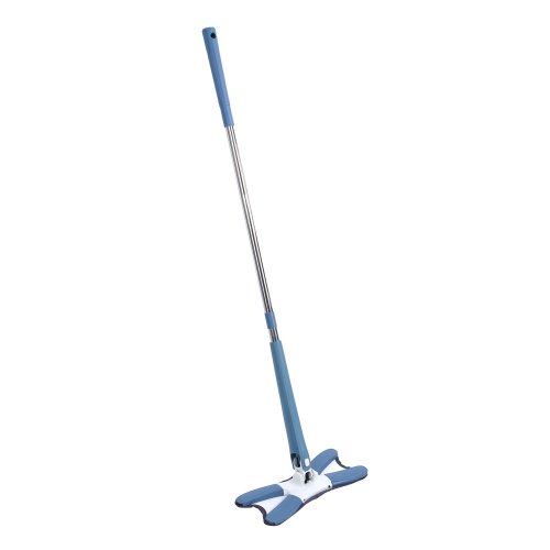 Швабра с отжимом и смен.насад., ручка 111см, нерж.сталь, полипроп., 34*11см микроф.