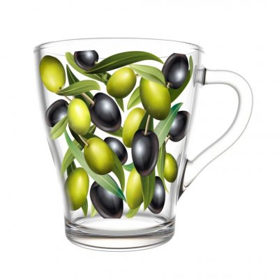 Кружка для чая 250мл "Оливки"