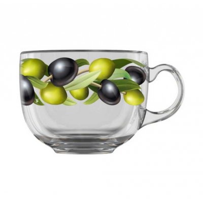 Кружка 450мл "Оливки"