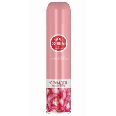 Освежитель воздуха Цветочное настроение сухое распыление Премиум 330мл ДО-РЕ-МИ (12)