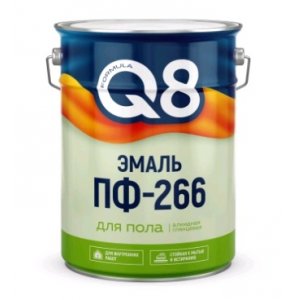 Эмаль ПФ 266 ж/кор. 20кг FORMULA Q8