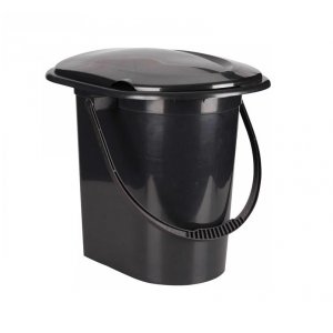 Ведро-туалет 16л черное Интехпром (5)