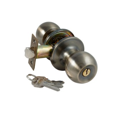 Ручка-защелка S-Locked 6072 - 01-ЕТ AB бронза ключ