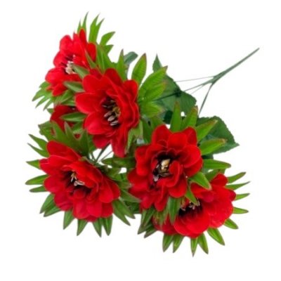 Букет георгин 6цв 40см