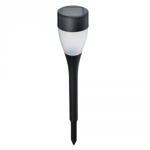 Фонарь садовый на солн. батарее, 4,5х25,5см, 1*1 1,2V 2/3ААА 100mAh, 1LED*белый, пластик