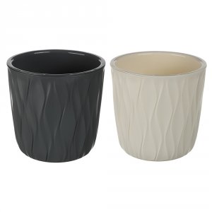 Горшок для цветов с дренажной вставкой Desert 3,6л, d182мм, h177мм, микс цветов