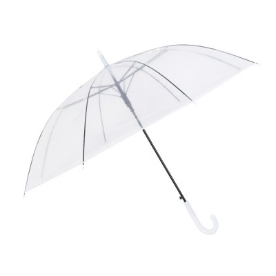Зонт-трость, прозрачный, 8 спиц, d94см, металл, пластик, ПВХ