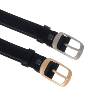 Ремень женский, ПУ, металл, ширина 3см, длина 110 см, 2 цвета пряжки