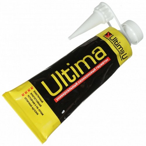 Герметик Ultima силикон. универсал. прозрачн. 80мл  (12)