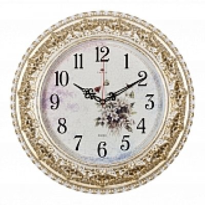 Часы настенные "Полевые цветы"  d=38см   3825-003