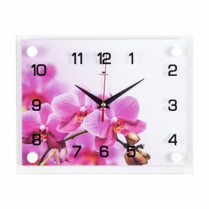 Часы настенные "Розовая Орхидея" 2026-800