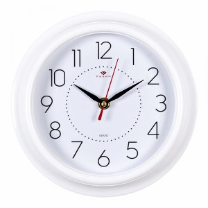 Часы настенные "Классика" круг d=21см белый 2121-299W