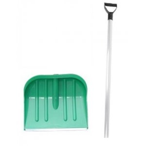 Лопата снеговая пласт. в сборе МЕДВЕДЬ ЦВЕТНОЙ d35 (алюм.цв.чер+Vруч)