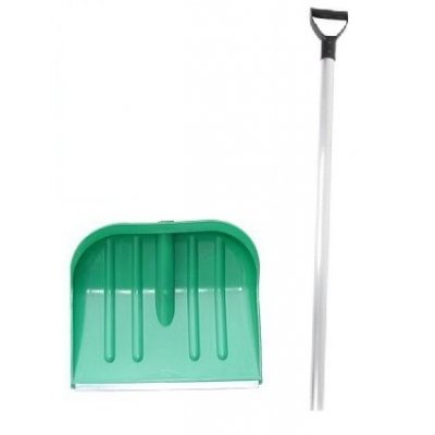 Лопата снеговая пласт. в сборе МЕДВЕДЬ ЦВЕТНОЙ d35 (алюм.цв.чер+Vруч)