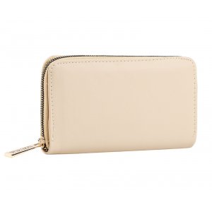 Кошелек женский на молнии NAZAMOK, 19*9,5см, цвет бежевый