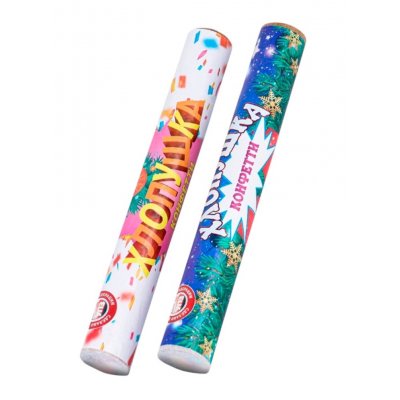 Хлопушка Классическая с конфетти 20 см