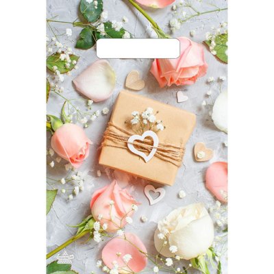 Пакет п/э с выруб. ручкой 20х30см, 30мкм Подарочек (выписывать по 10)