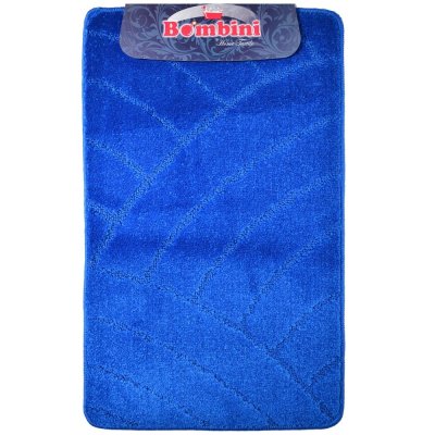 Коврик для ванной BOMBINI ONE COLOR 50*80см синий MARINE BLUE