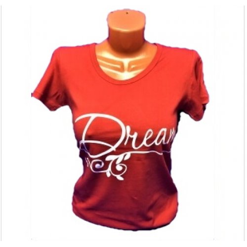Футболки женские с принтом DREAM 5шт