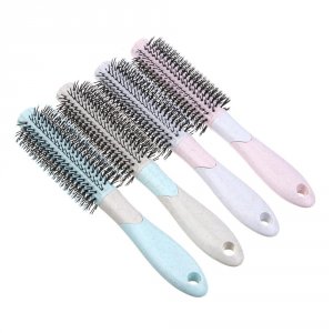 Расческа массажная Пастель, пластик, 21,5х4,5см, 4 цвета