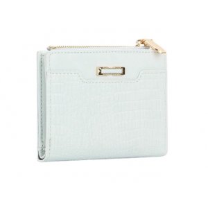 Кошелек женский на кнопке 10-01-01, цвет голубой