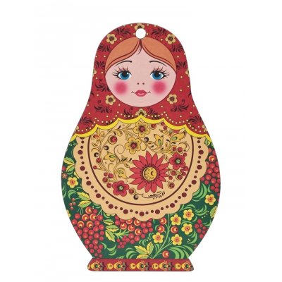 Доска разделочная сувенирная "Матрешка", 14,9*23см