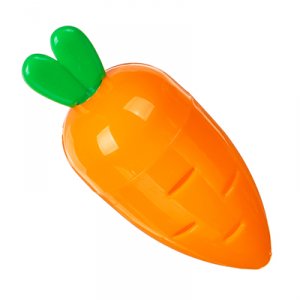 Точилка для карандашей с контейнером в форме морковки 7,5*3,3см, пластик