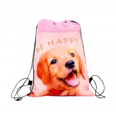 Мешок для обуви «Be happy» (нетканый материал), 41*31см