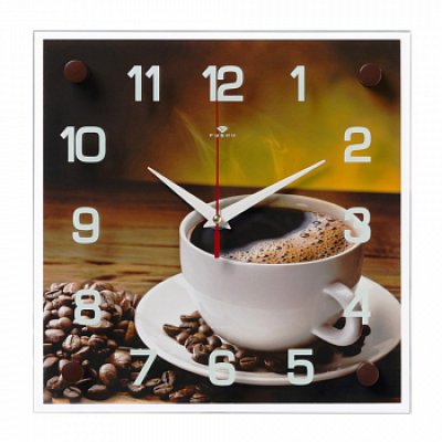 Часы настен. "Черный кофе" 2525-919