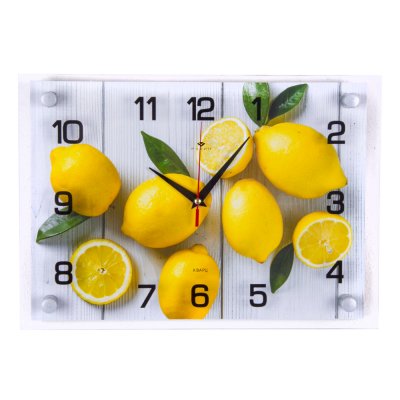 Часы настенные "Лимоны на столе"