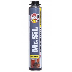 Пена монтажная Mr.Sil 70+ профессиональная 820мл (9200г) (уп.12)