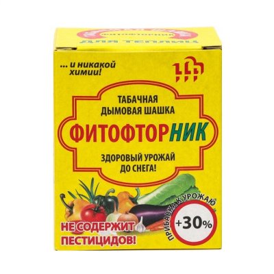 Шашка дымовая табачная ГЕФЕСТ-ФИТОФТОРНИК-МИНИ  160г (40)